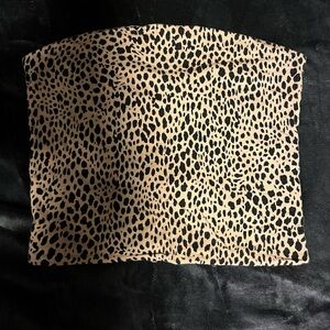 Brandy Melville Leopard Print Tube Top